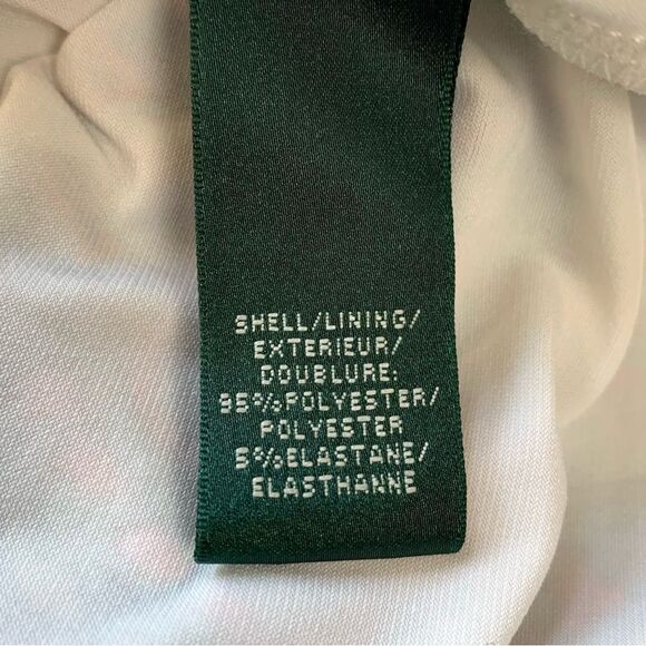 Lauren Ralph Lauren Paisley Print Ruched Cap Sleeve Sheath Dress Size 16 - Picture 7 of 9